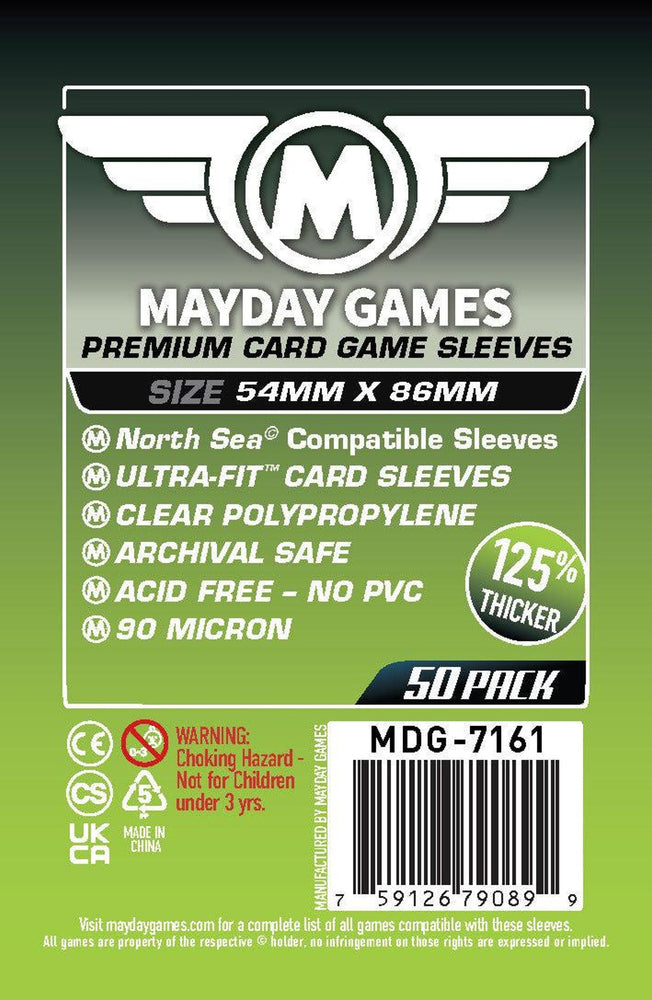 Boardgame Sleeves Mayday: North Sea Premium 54x86mm (50)