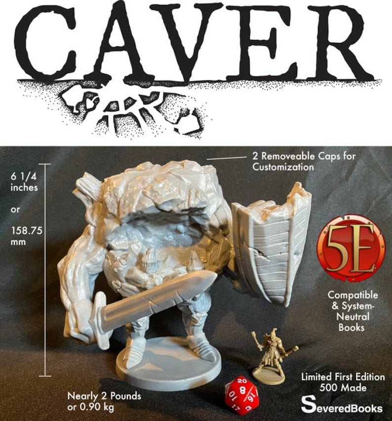 Mini Severed: Caver - Massive Cave Familiar Miniature
