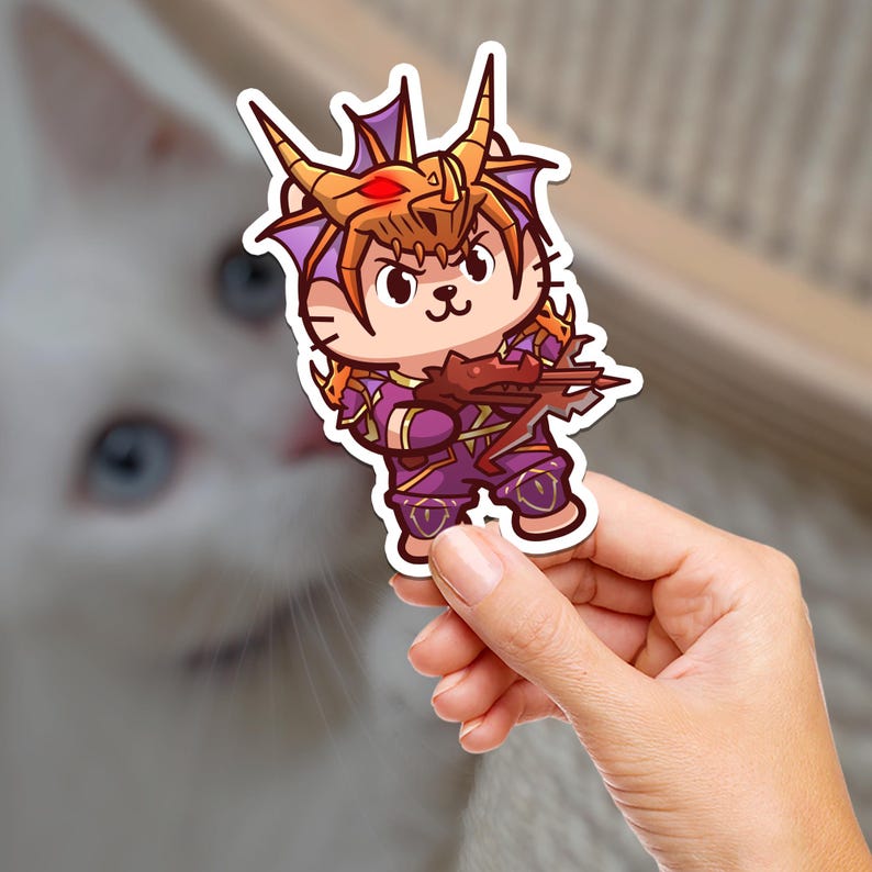 Stickers - Kitties World of Warcraft