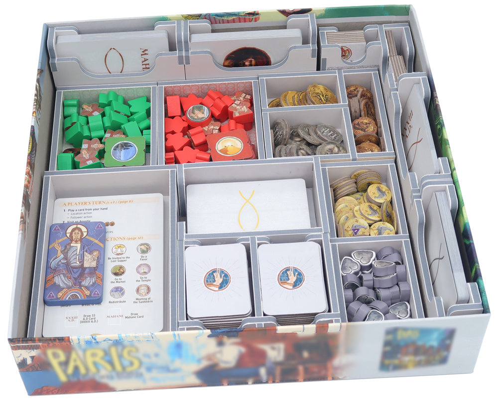 Box Insert Folded: Color: Ierusalem: Anno Domini