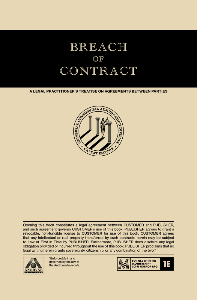Mothership: Breach of Contract
