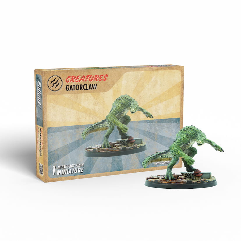 Fallout Wasteland Warfare Creatures: Gatorclaw