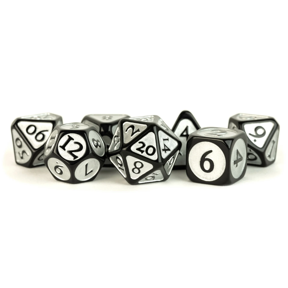 Dice Metallic Dice Co: Poly 7 Set Enamel