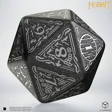 Dice Q-Workshop: Spindown D20 Jumbo The Hobbit