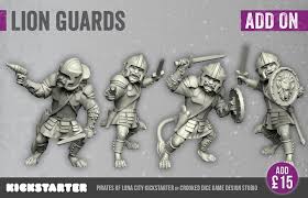 Mini Crooked Fantasy: Lion Guards (4)