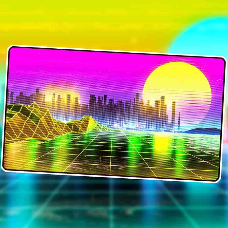 Playmat One-Up: Retrowave