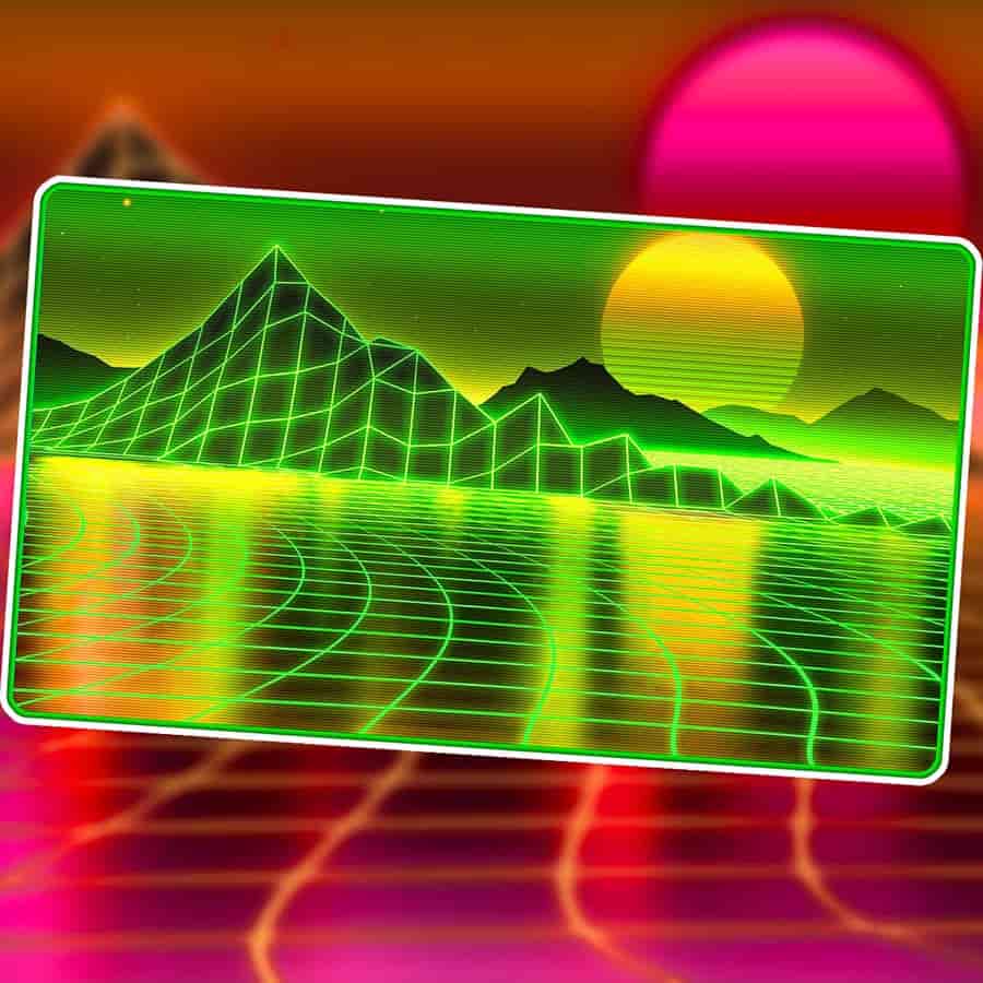 Playmat One-Up: Retrowave