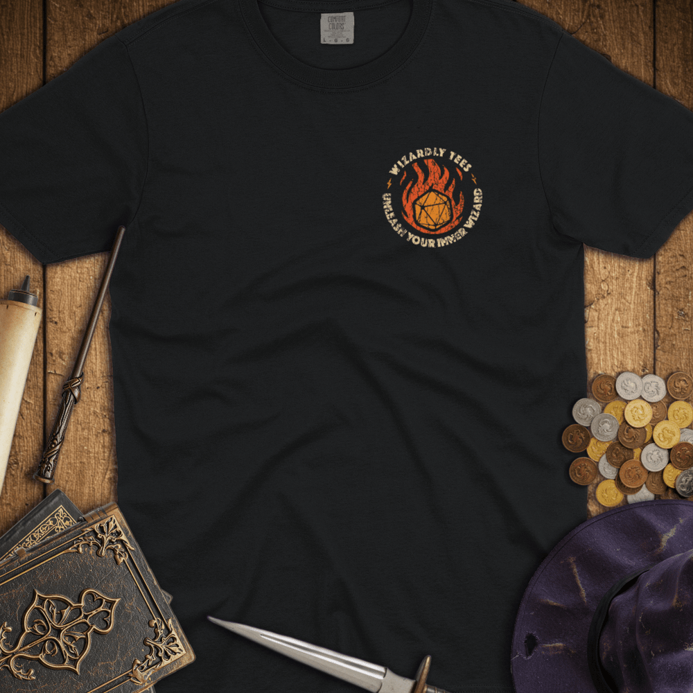 T-Shirt Wizardly: I Said I Cast Fireball Premium