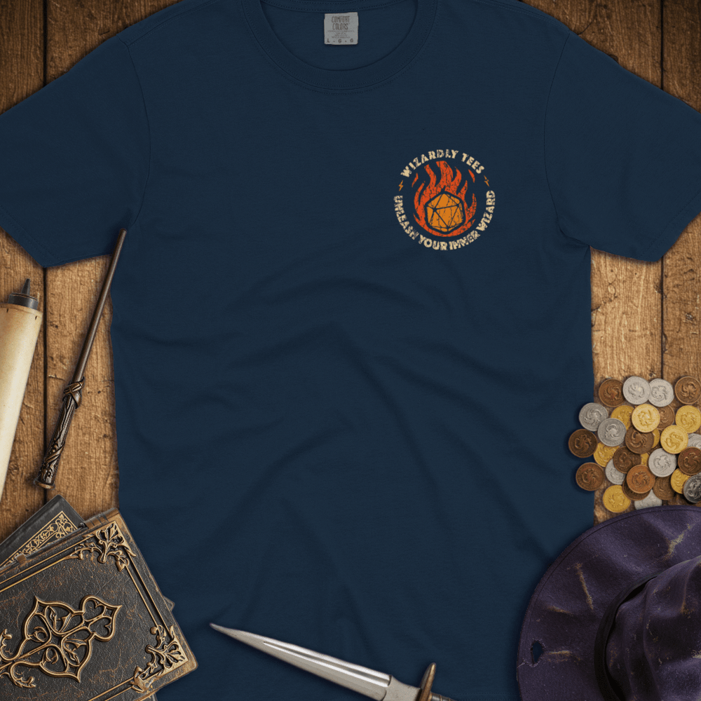 T-Shirt Wizardly: I Said I Cast Fireball Premium