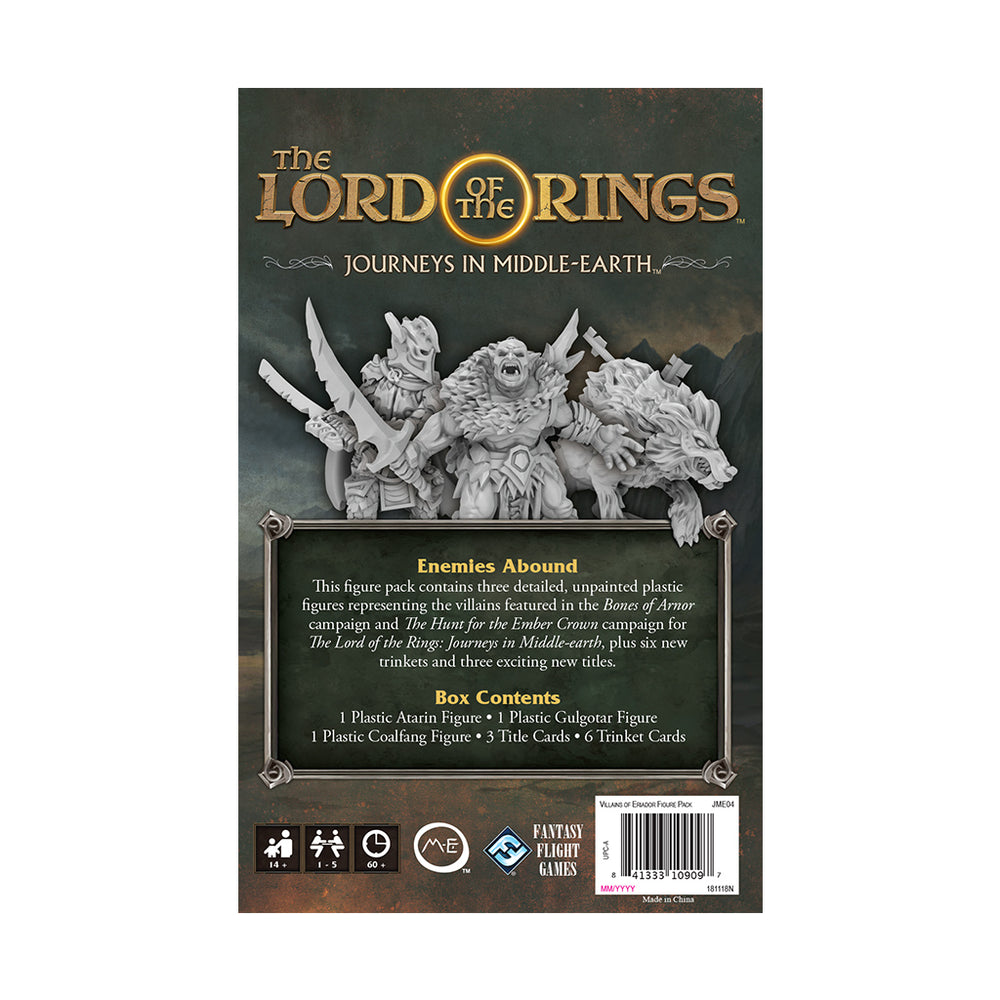 The Lord of the Rings Journeys in Middle-earth: Figure Pack - Villains of Eriador