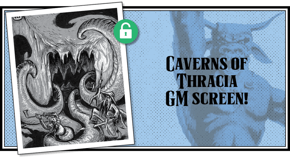 RPG Goodman: Caverns of Thracia GM Screen