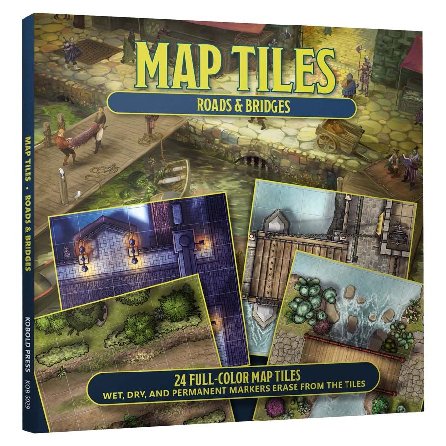 Kobold Map Tiles: Roads & Bridges