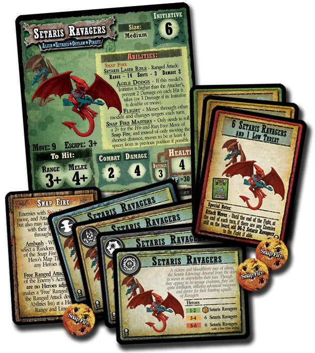 Shadows of Brimstone: Enemy Pack - Setaris Ravagers