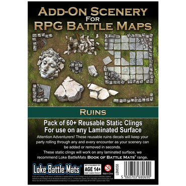 Battlemat Loke: Add On Scenery For RPG Maps Ruins