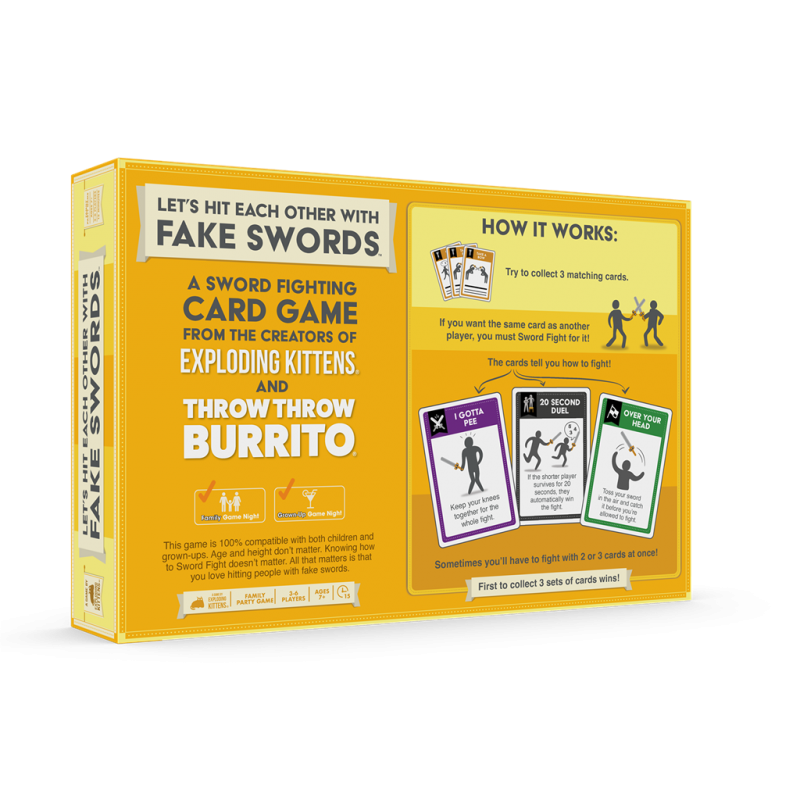 Let's Hit Each Other with Fake Swords