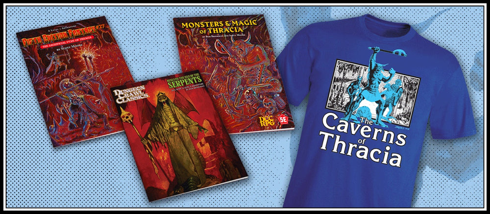 T-Shirt DCC: Caverns of Thracia T-Shirt Extra Large