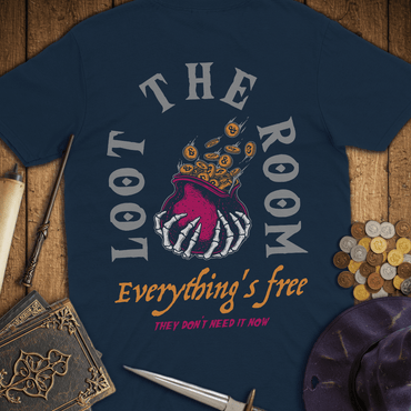 T-Shirt Wizardly: Loot The Room Everything's Free Premium