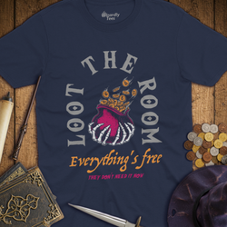 T-Shirt Wizardly: Loot The Room Everything's Free
