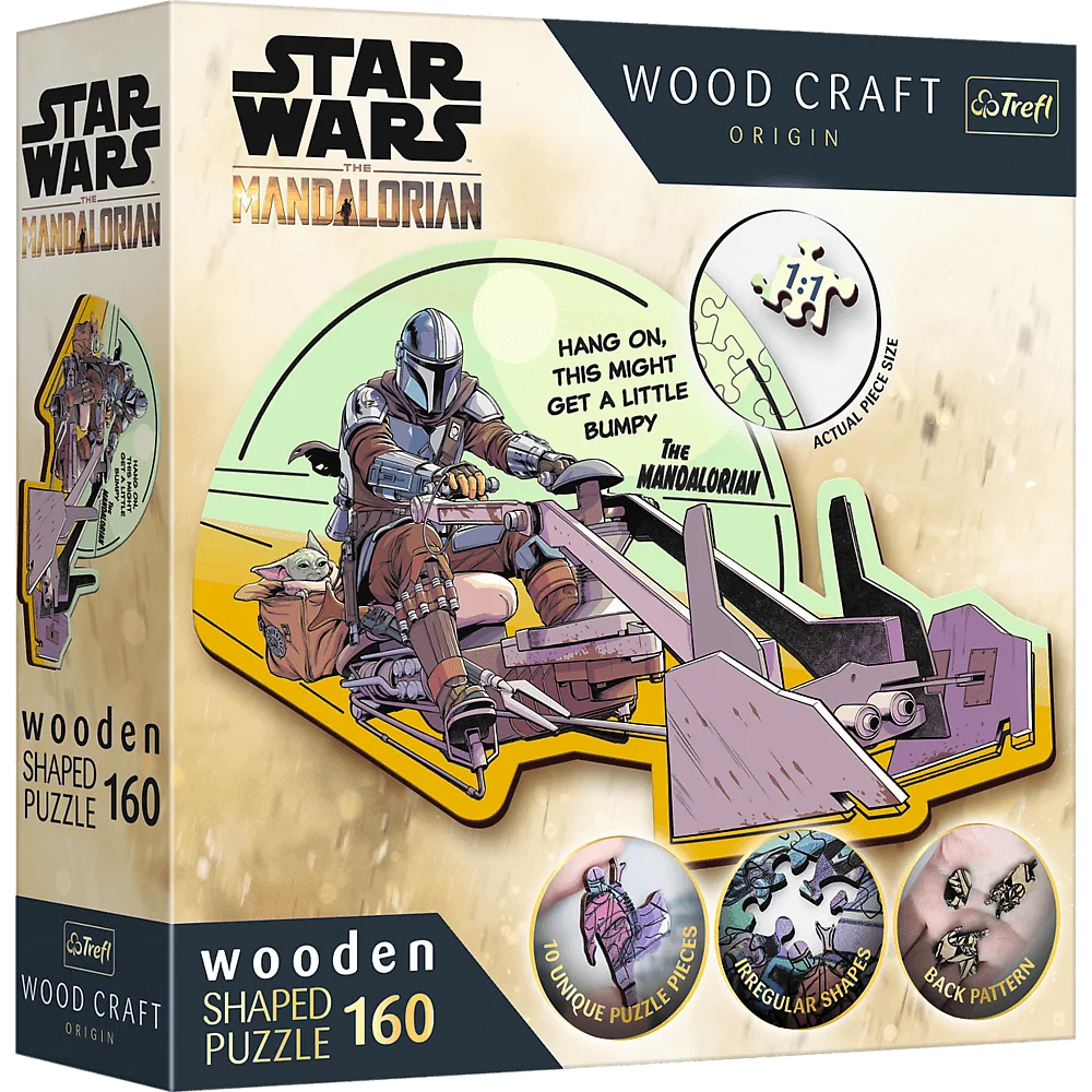Puzzle Trefl: Wood  160 piece Star Wars: The Mandalorian