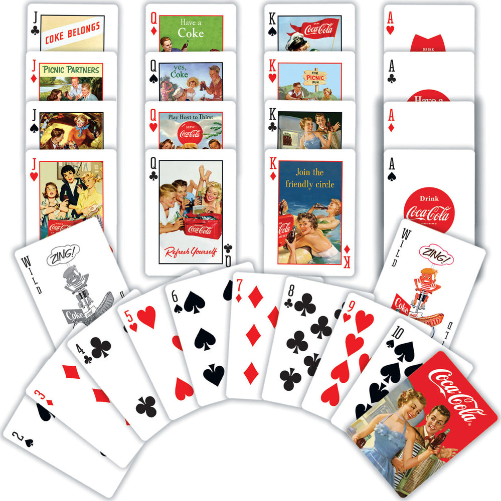 Playing Cards Masterpieces: Coca-Cola Vintage Ads