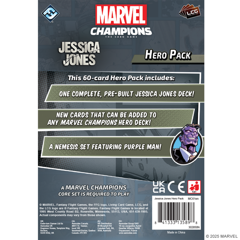 Marvel Champions: Hero Jessica Jones