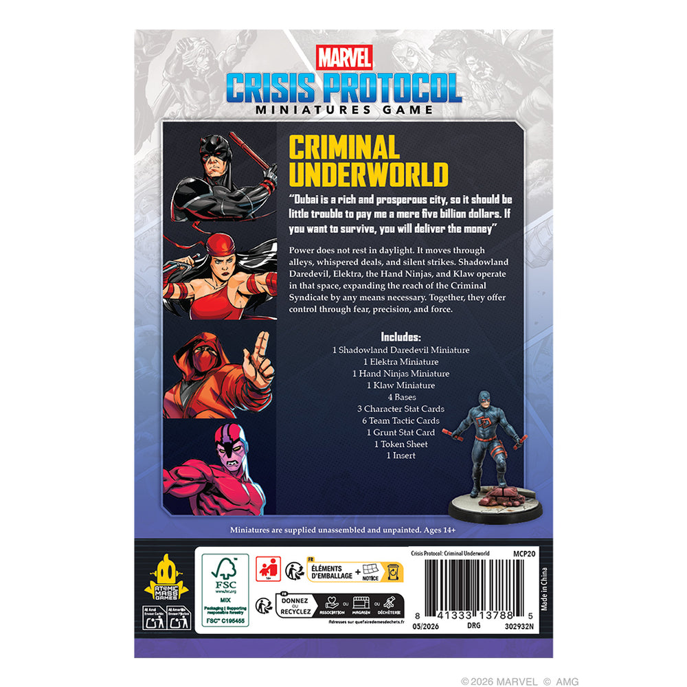 Marvel Crisis Protocol: Villain Criminal Underworld