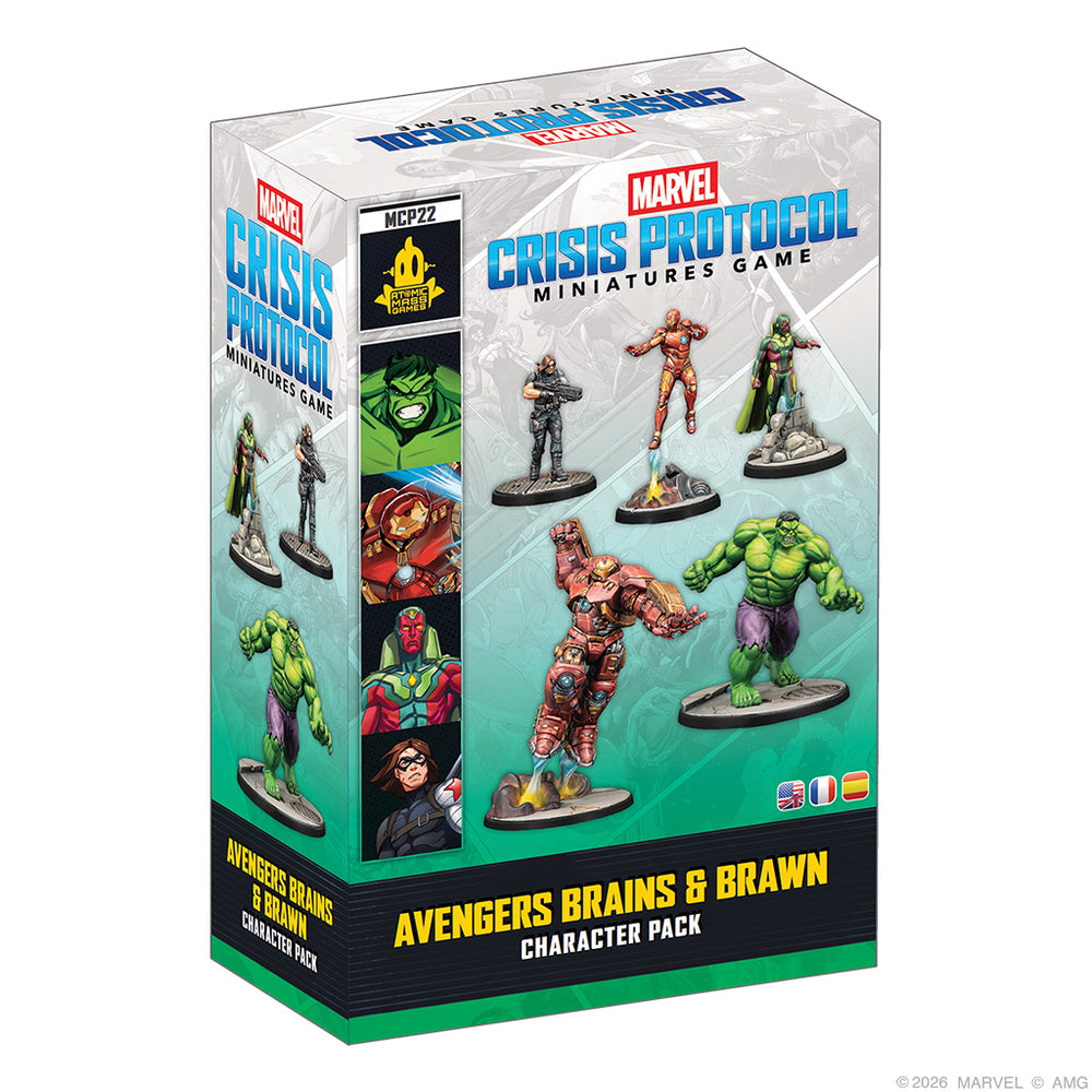 Marvel Crisis Protocol: Hero Avengers Brains & Brawn