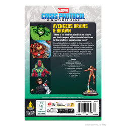Marvel Crisis Protocol: Hero Avengers Brains & Brawn