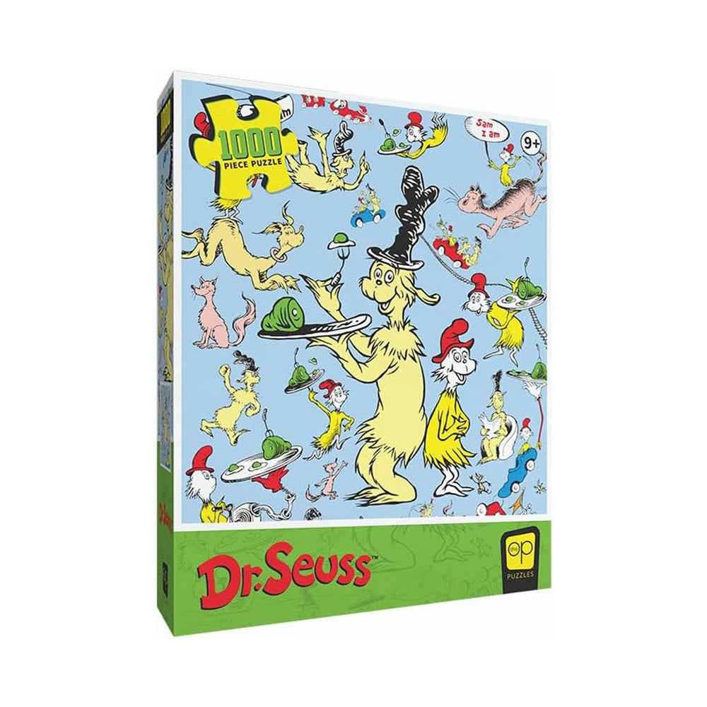 Puzzle USAopoly: 1000 piece Dr Seuss Green Eggs and Ham