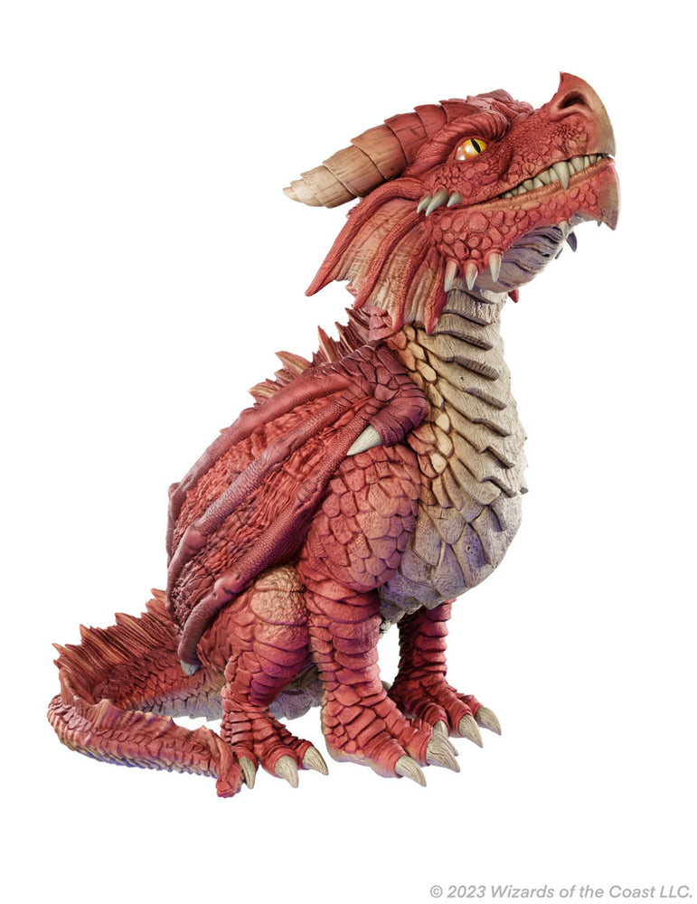 Dungeons & Dragons Replicas of the Realms: 50th Anniversary Red Dragon Wyrmling Foam Figure