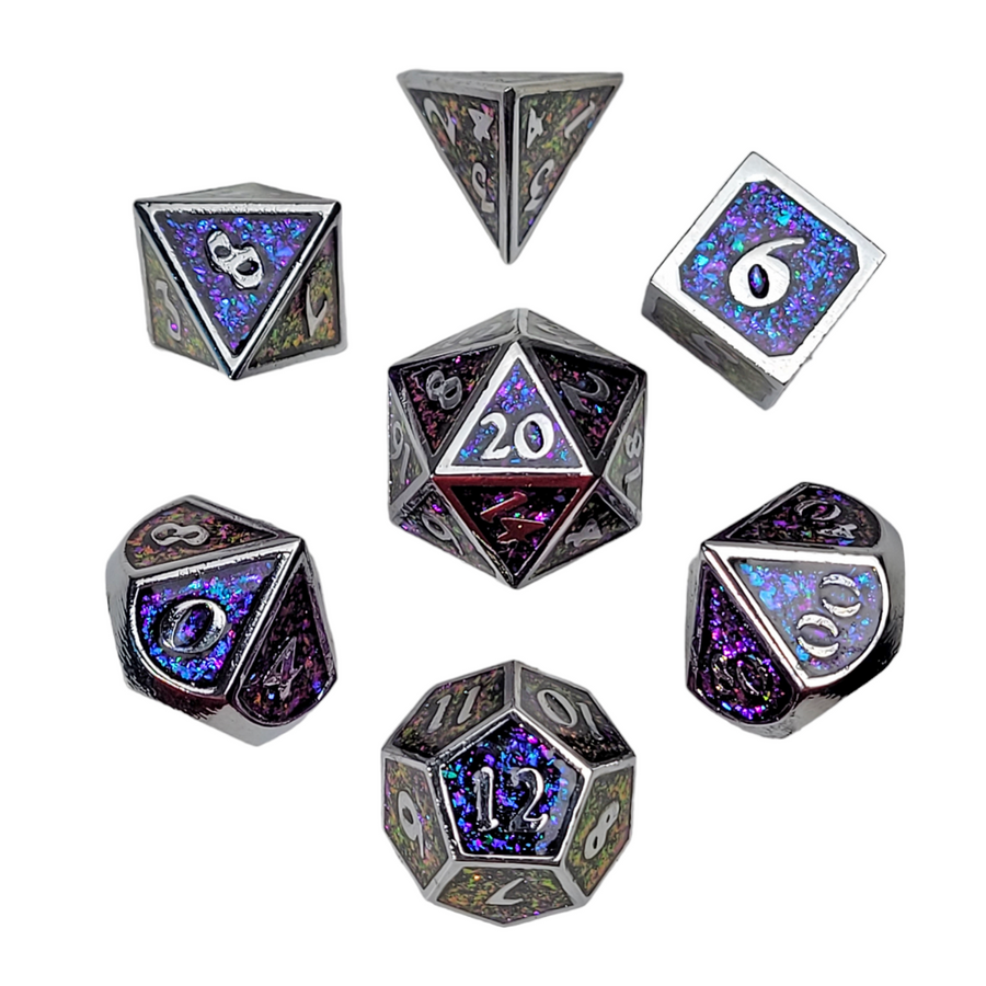 Dice Forged: Poly 7 set Glitter