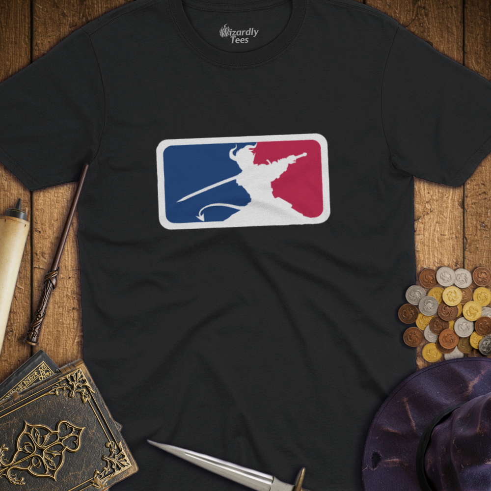 T-Shirt Wizardly: Major League Fighter Tiefling