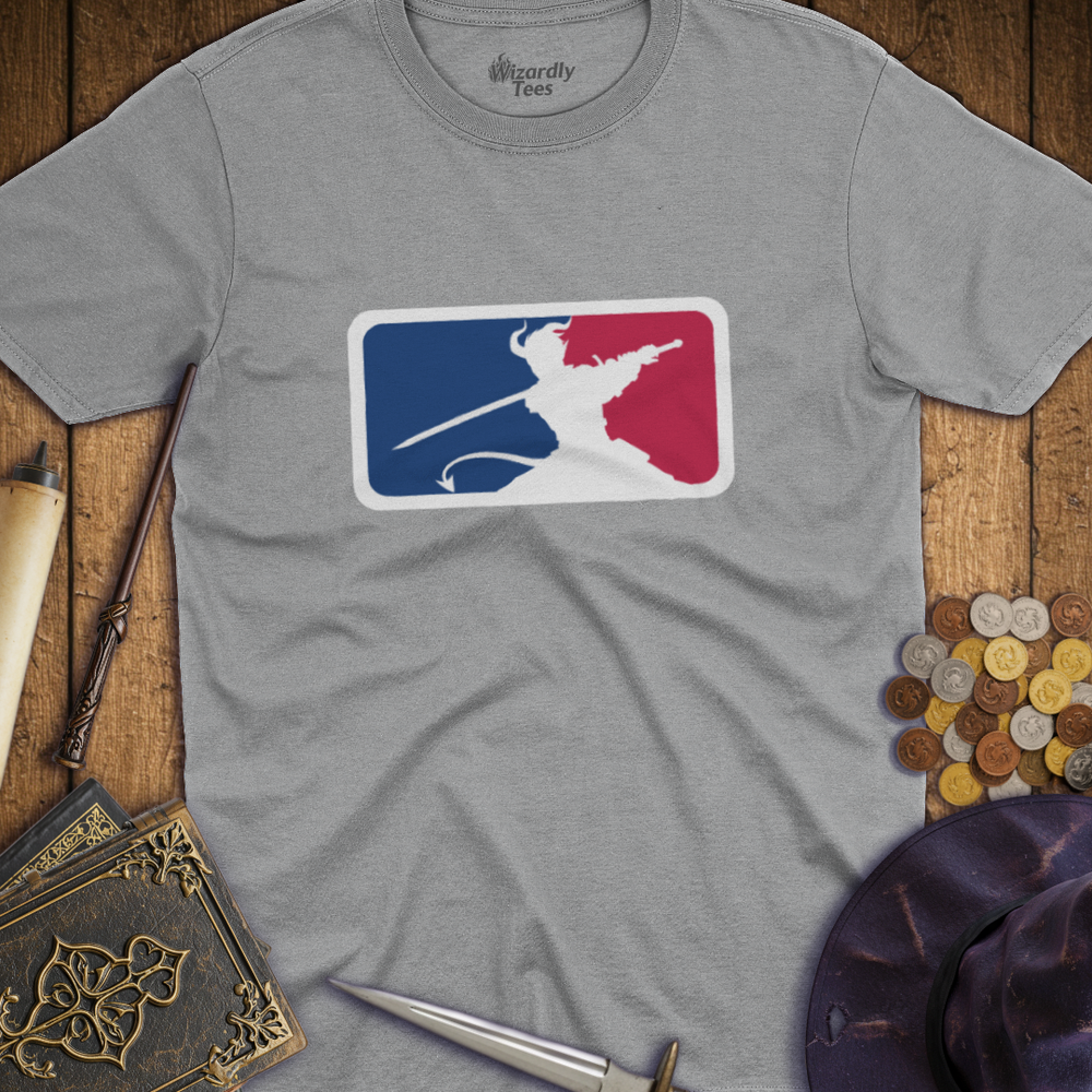 T-Shirt Wizardly: Major League Fighter Tiefling