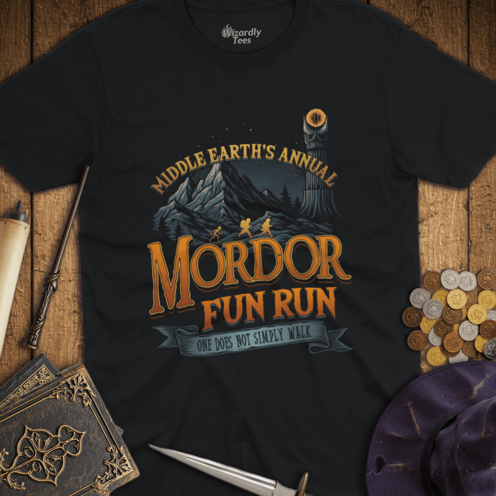 T-Shirt Wizardly: Mordor Fun Run