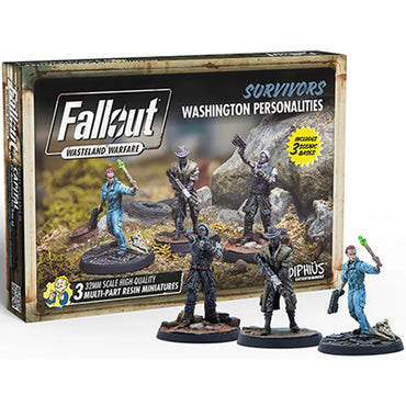 Fallout Wasteland Warfare: Survivors - Washington Personalities