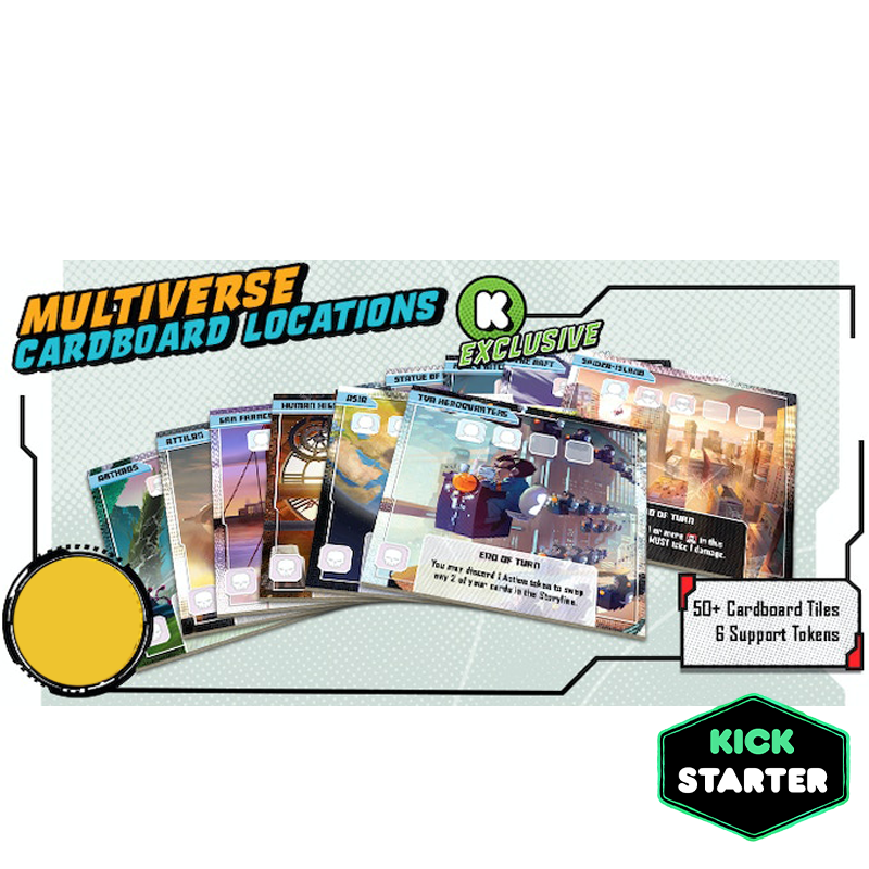 Marvel United Multiverse: Cardboard Locations