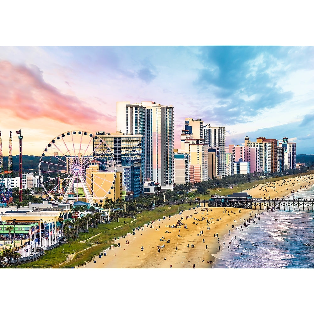 Puzzle Trefl: 1000 piece Myrtle Beach (Trefl Red)