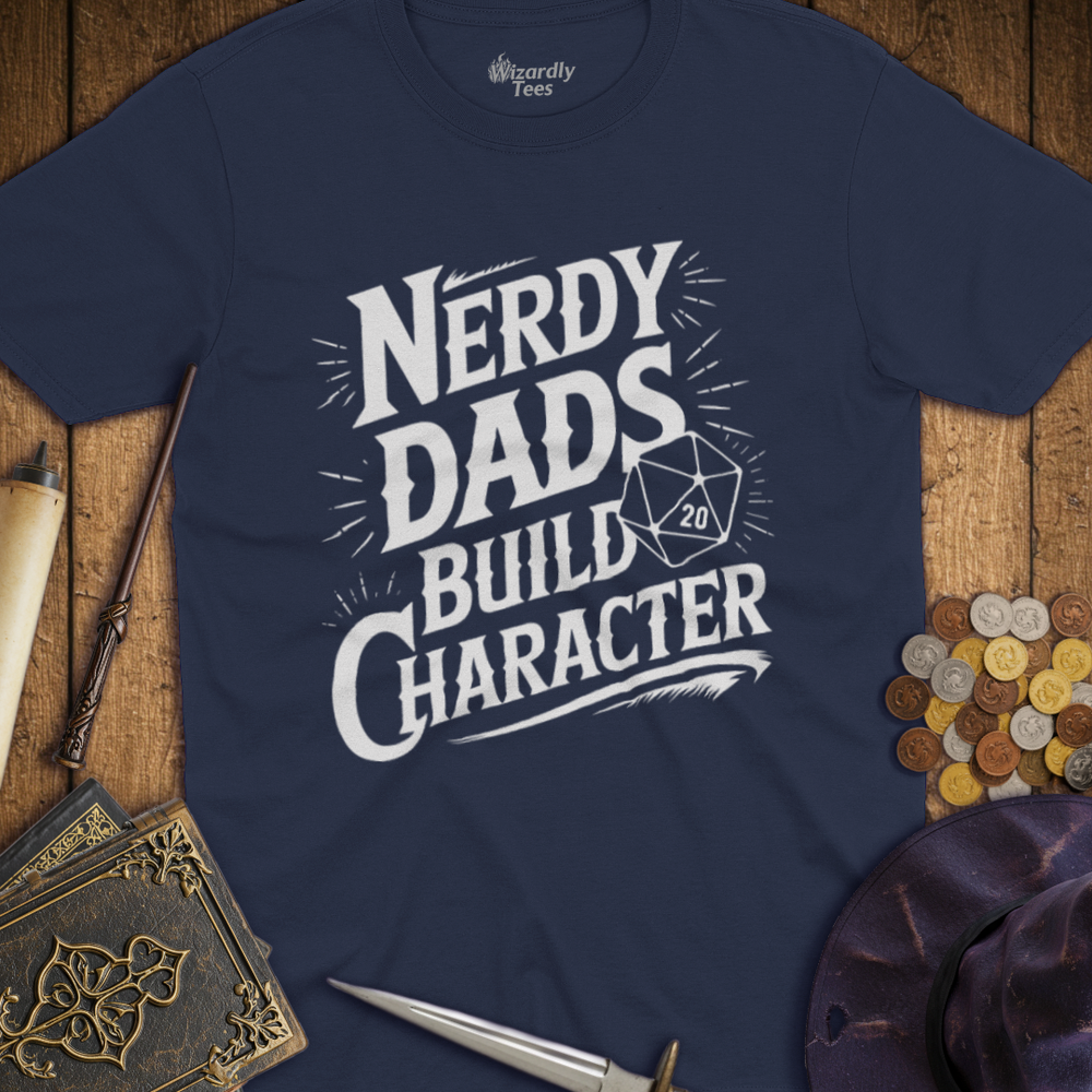 T-Shirt Wizardly: Nerdy Dads Build Character