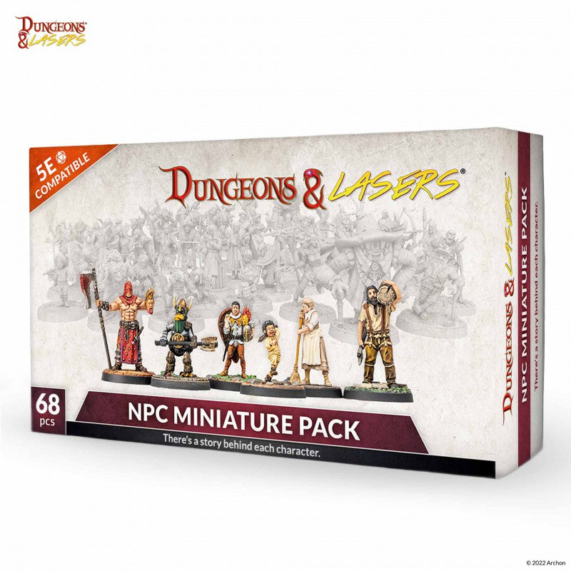 Dungeons & Lasers Fantasy: NPC Miniature Pack
