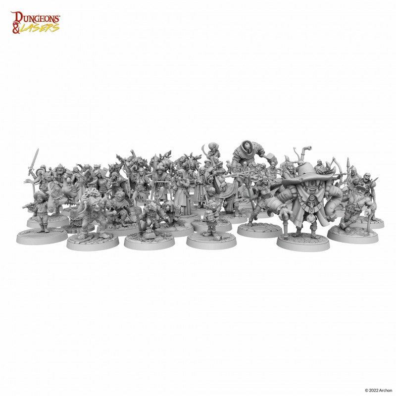 Dungeons & Lasers Fantasy: NPC Miniature Pack