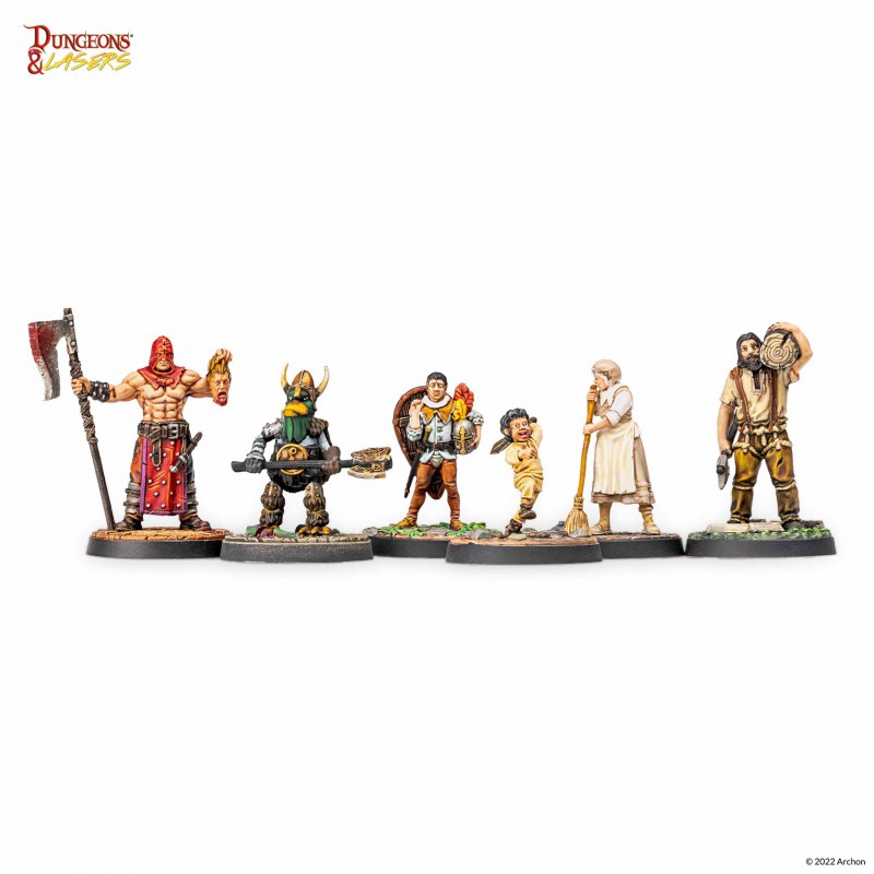 Dungeons & Lasers Fantasy: NPC Miniature Pack