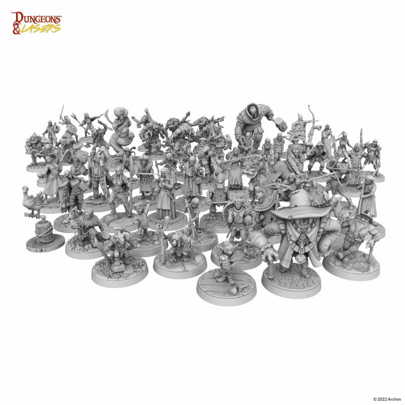 Dungeons & Lasers Fantasy: NPC Miniature Pack