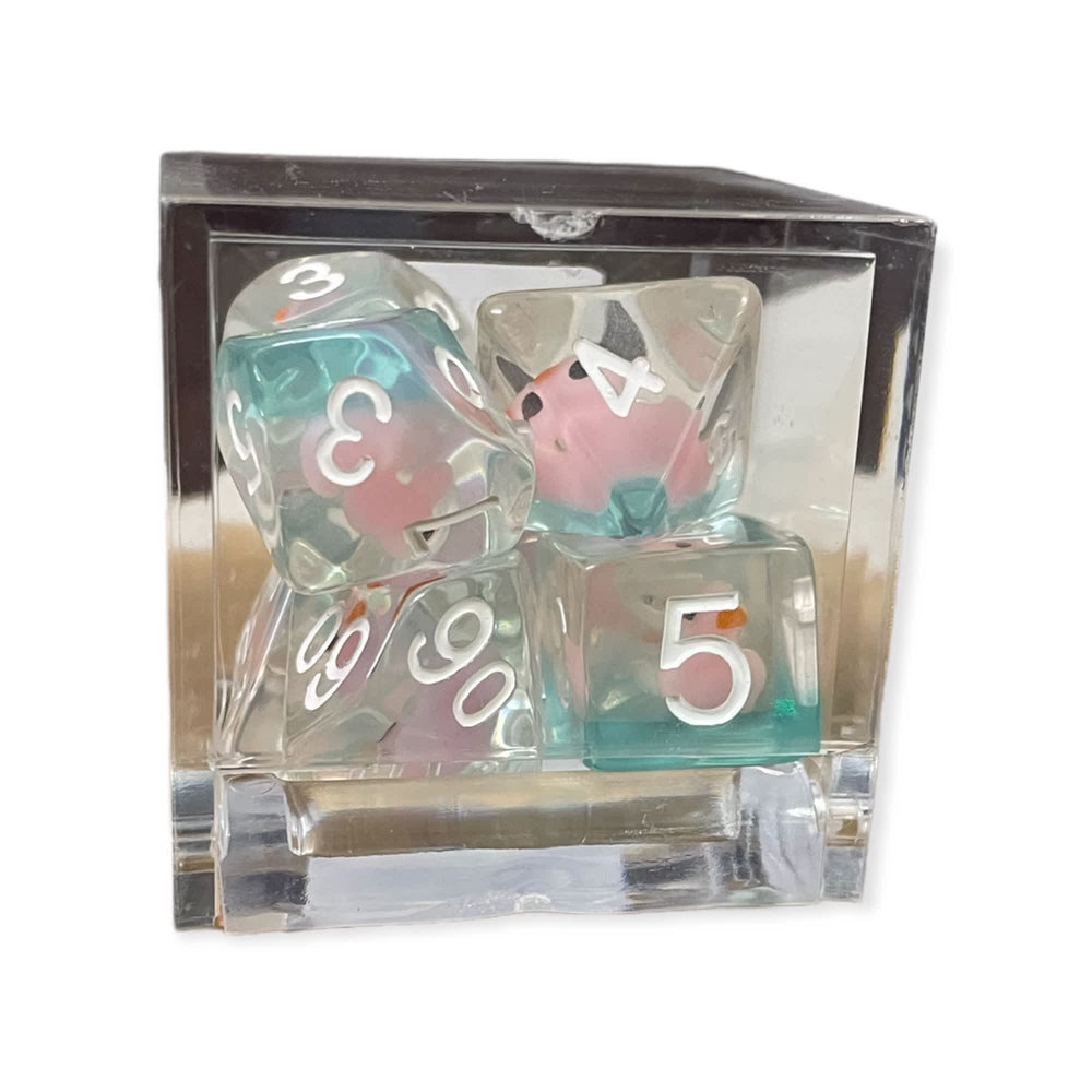 Dice Critical Hit: Poly 7 Set Filled