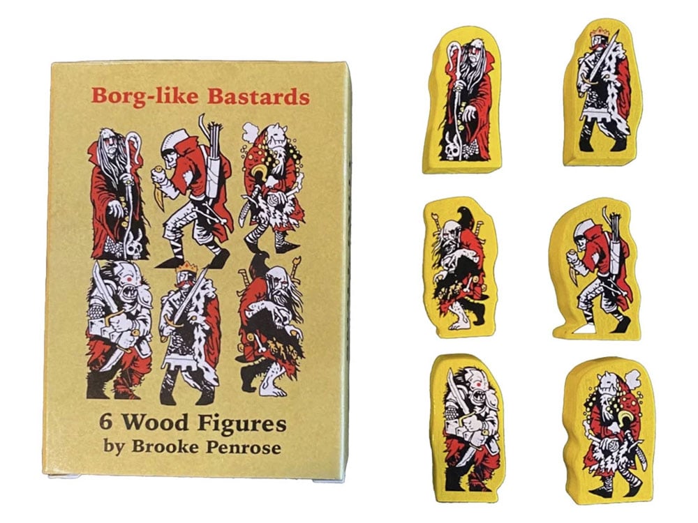 Small Party Fugurine Set (Wood): Borg Like Bastards