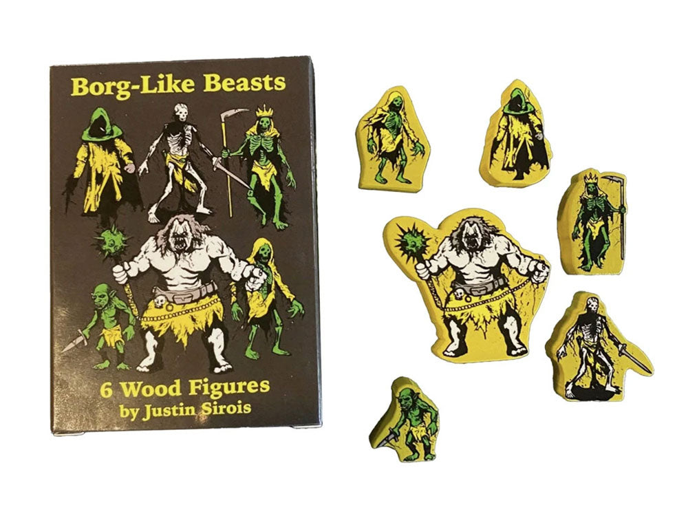 Small Party Fugurine Set (Wood): Borg Like Beasts