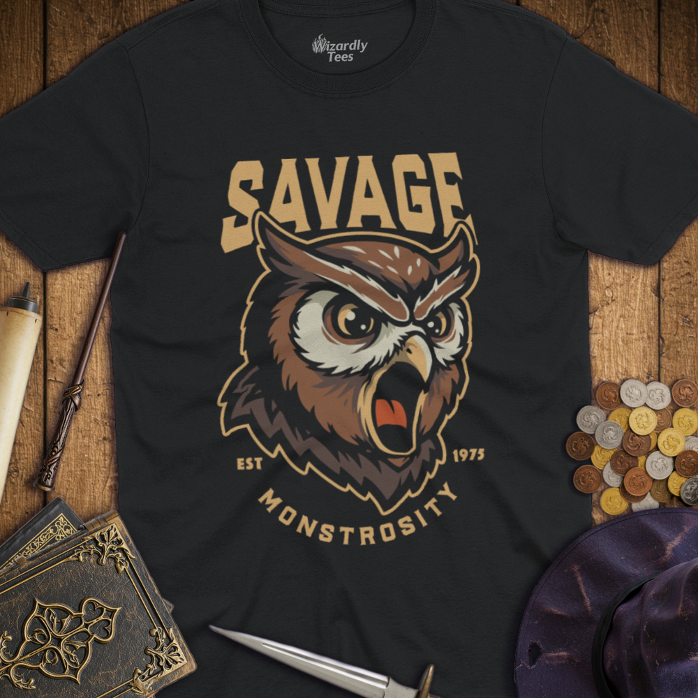 T-Shirt Wizardly: Owlbear Savage Monstrosity