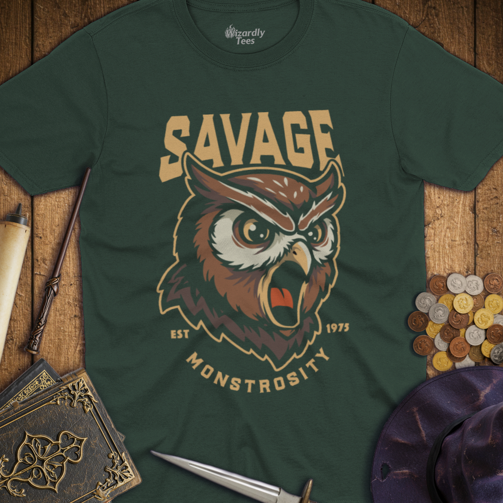 T-Shirt Wizardly: Owlbear Savage Monstrosity