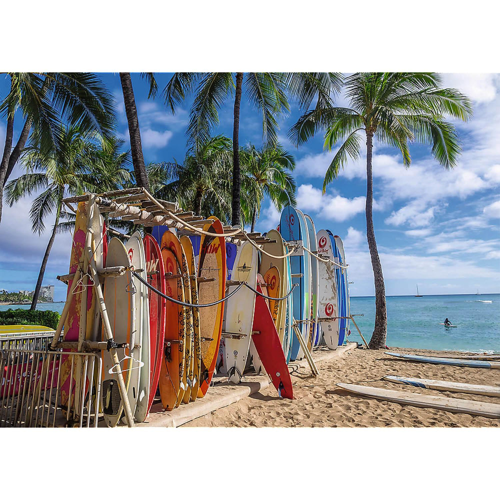 Puzzle Trefl: 1000 piece Waikiki Beach (Trefl Red)