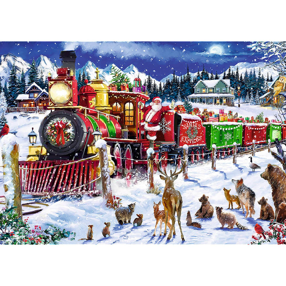 Puzzle Trefl: 1000 piece Santa's Express (Trefl Prime)