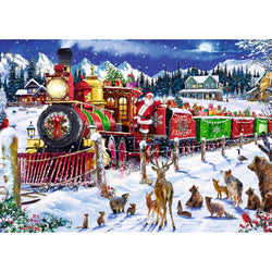 Puzzle Trefl: 1000 piece Santa's Express (Trefl Prime)